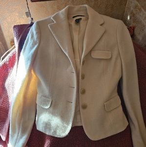 Lauren cream color vintage suit top